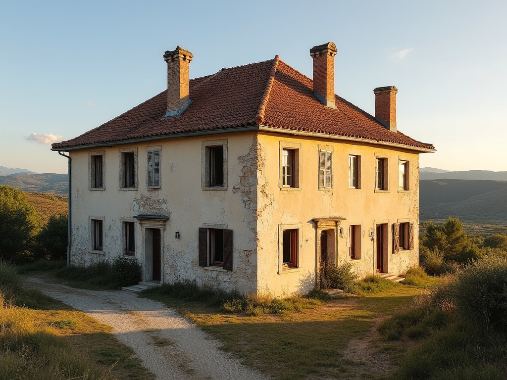 Mas provençal restauré avec techniques traditionnelles